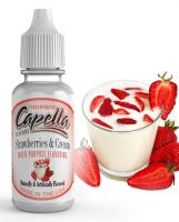 JAHODY SE SMETANOU / Strawberries & Cream - Aroma Capella | 13 ml