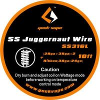 Geekvape JUGGERNAUT SS316 drát (28GA+38GA)x2+Ribbon(38GAx24GA), 3m