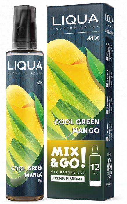CHLADIVÉ MANGO / Cool Green Mango - LIQUA Mix&Go 12ml Ritchy Group