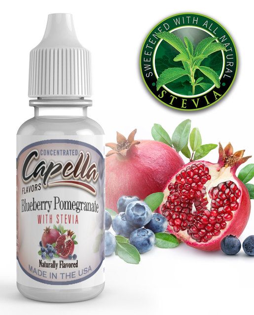 BORŮVKA A GRANÁTOVÉ JABLKO SE STÉVIÍ / Blueberry Pomegranate with Stevia - Aroma Capella
