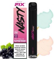 BLACKCURRANT COTTON CANDY / černý rybíz & cukr.vata - Nasty Juice FIX 700 mAh -jednorázová e-cigareta