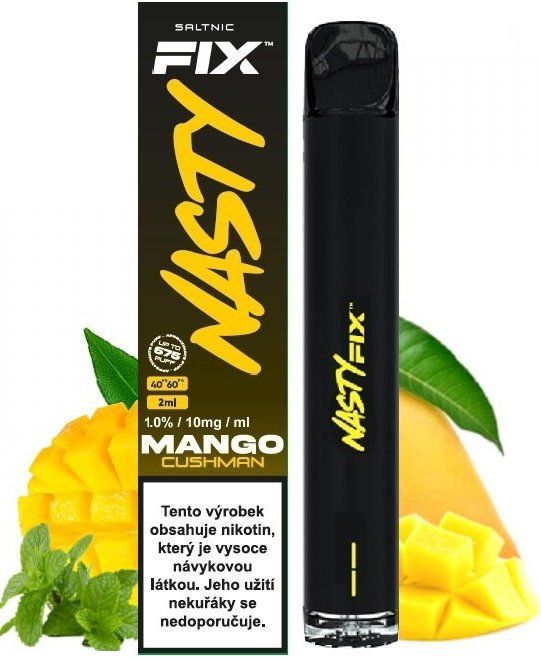 CUSHMAN / Mango - Nasty Juice FIX 700 mAh - jednorázová e-cigareta