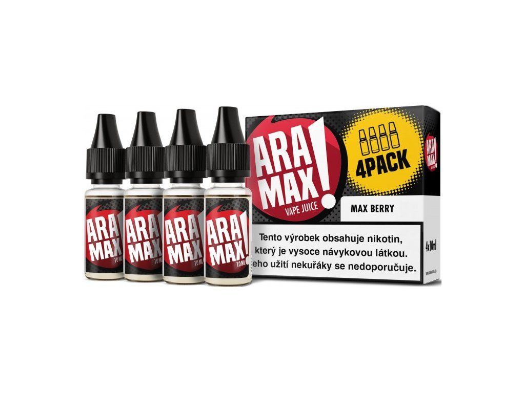 MAX BERRY - Aramax 4pack 4x10ml