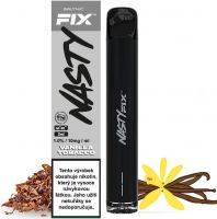 VANILLA TOBACCO - Nasty Juice FIX 700 mAh - jednorázová e-cigareta | 10 mg, 20 mg