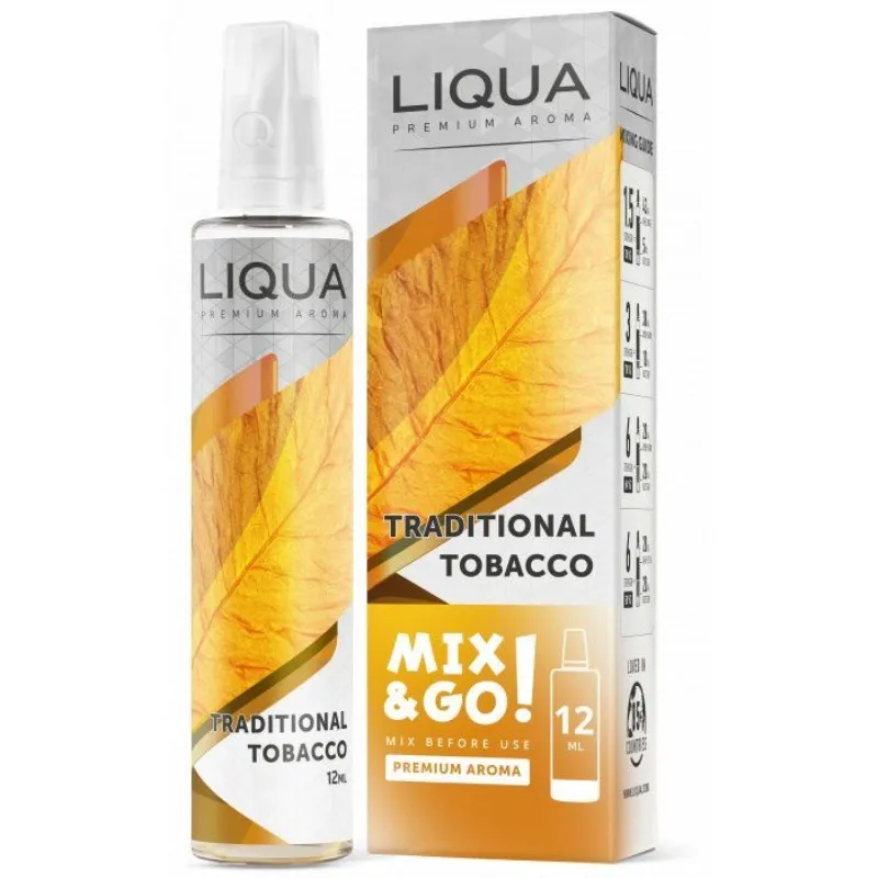 TRADIČNÍ TABÁK / Traditional Tobacco - LIQUA Mix&Go 12ml Ritchy Group