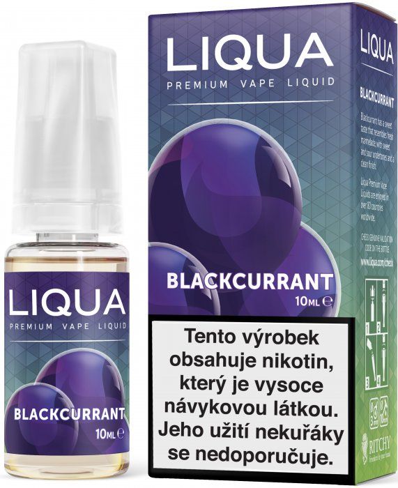 ČERNÝ RYBÍZ / Blackcurrant - LIQUA Elements 10 ml - 12 mg